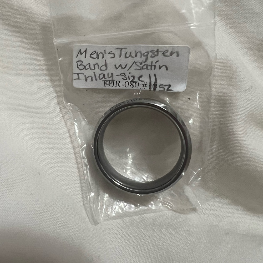 Men’s tungsten ring